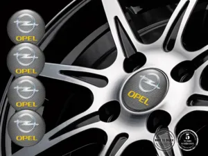 Opel Pegatinas de Rueda Versión Emblemas Bombados de Resina
